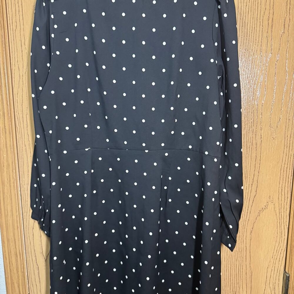 Loft petite polka dot button dress size 12 - Picture 8 of 9